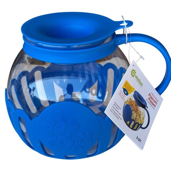 Epoca International, Inc. Micro-Pop Popcorn Popper 3 QT. w/Handle 6.5" Tall - Picture 1 of 16